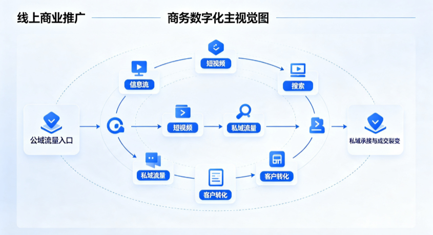 武定县线上商业推广怎么做？全域流量闭环搭建与低成本转化实战指南